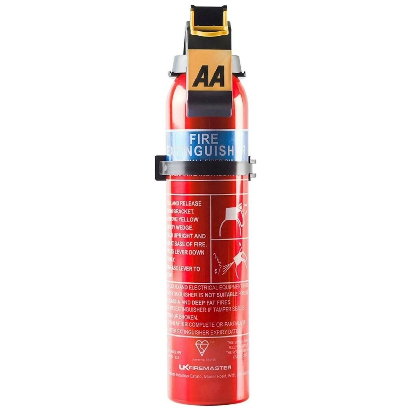 AA First Aid Kit & 600g Fire Extinguisher Ideal Cars Home Office Taxi Caravan