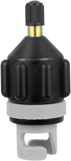 Air Pump Adaptor Inflatable Boat Air Pump Valve Converter for Stand Up Paddle Board Black Adapter