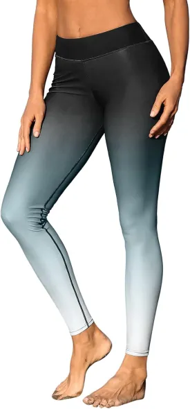 ATTRACO High Waisted Swim Pants - Women's Swim Leggings