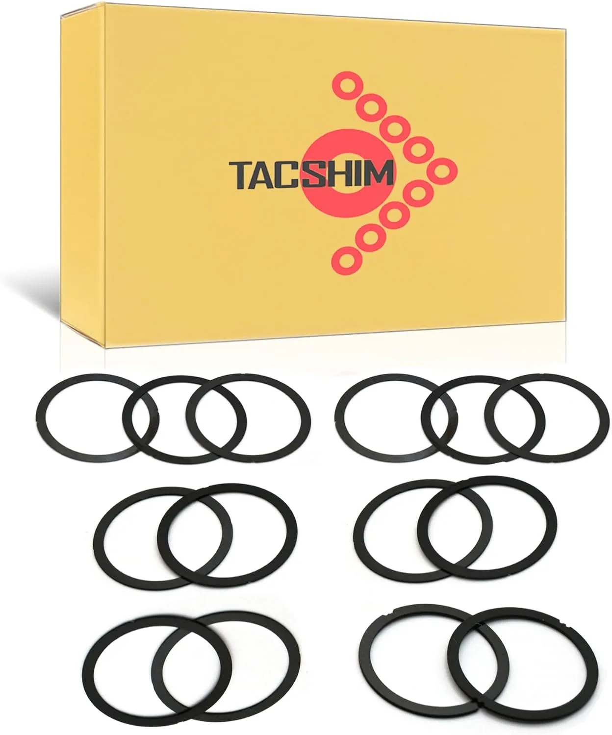 Black 5/8x24 Barrel Shim Kit for .308 7.62mm 300BLK .30 Cal (14 Pack)