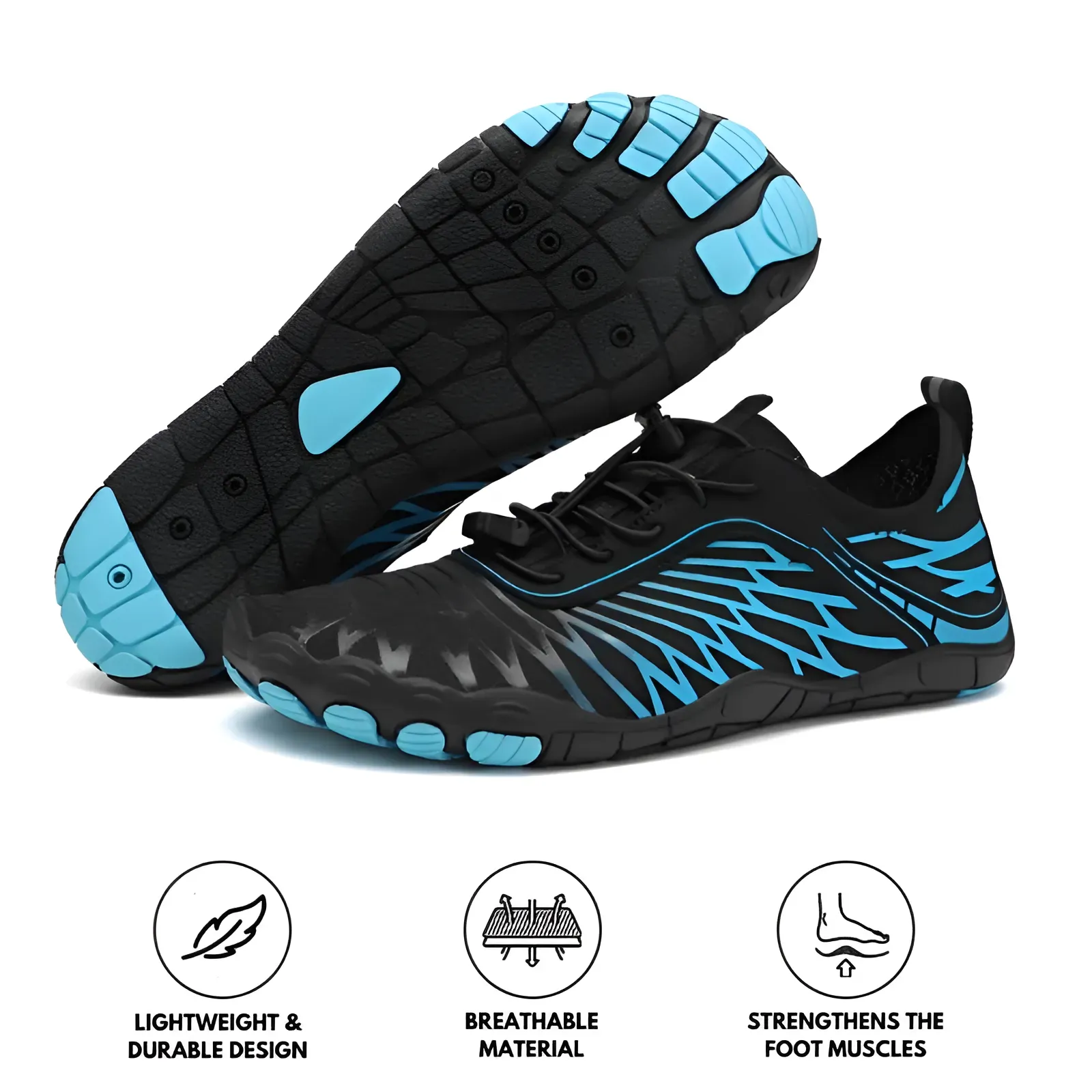 Cuzcare Ortho Barefoot (Men) - Healthy, Comfortable, Non-slip & Supportive Shoes | Natural Walk, Super Lightweight