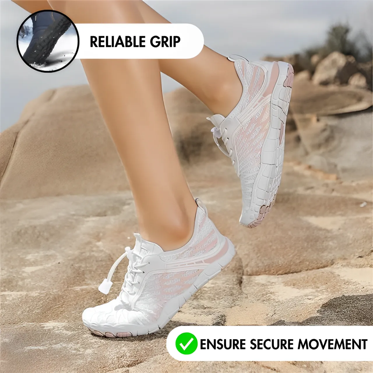 Cuzcare Ortho Barefoot (Men) - Healthy, Comfortable, Non-slip & Supportive Shoes | Natural Walk, Super Lightweight
