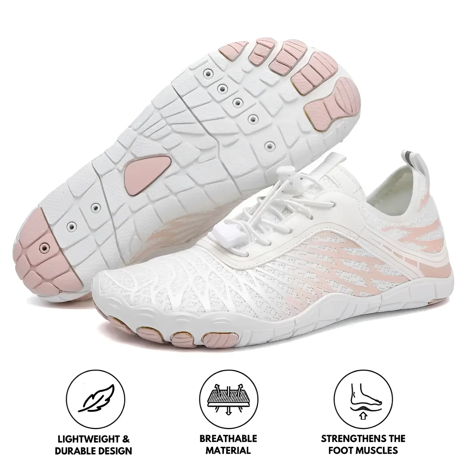 Cuzcare Ortho Barefoot (Men) - Healthy, Comfortable, Non-slip & Supportive Shoes | Natural Walk, Super Lightweight