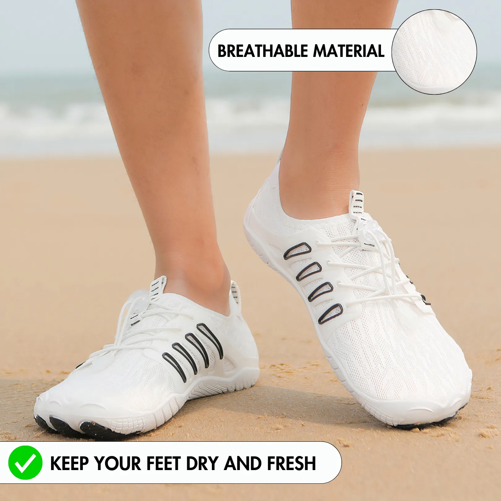 Cuzcare Ortho Barefoot Shoes Women | Non-slip Nature Comfort Lightweight Shoes