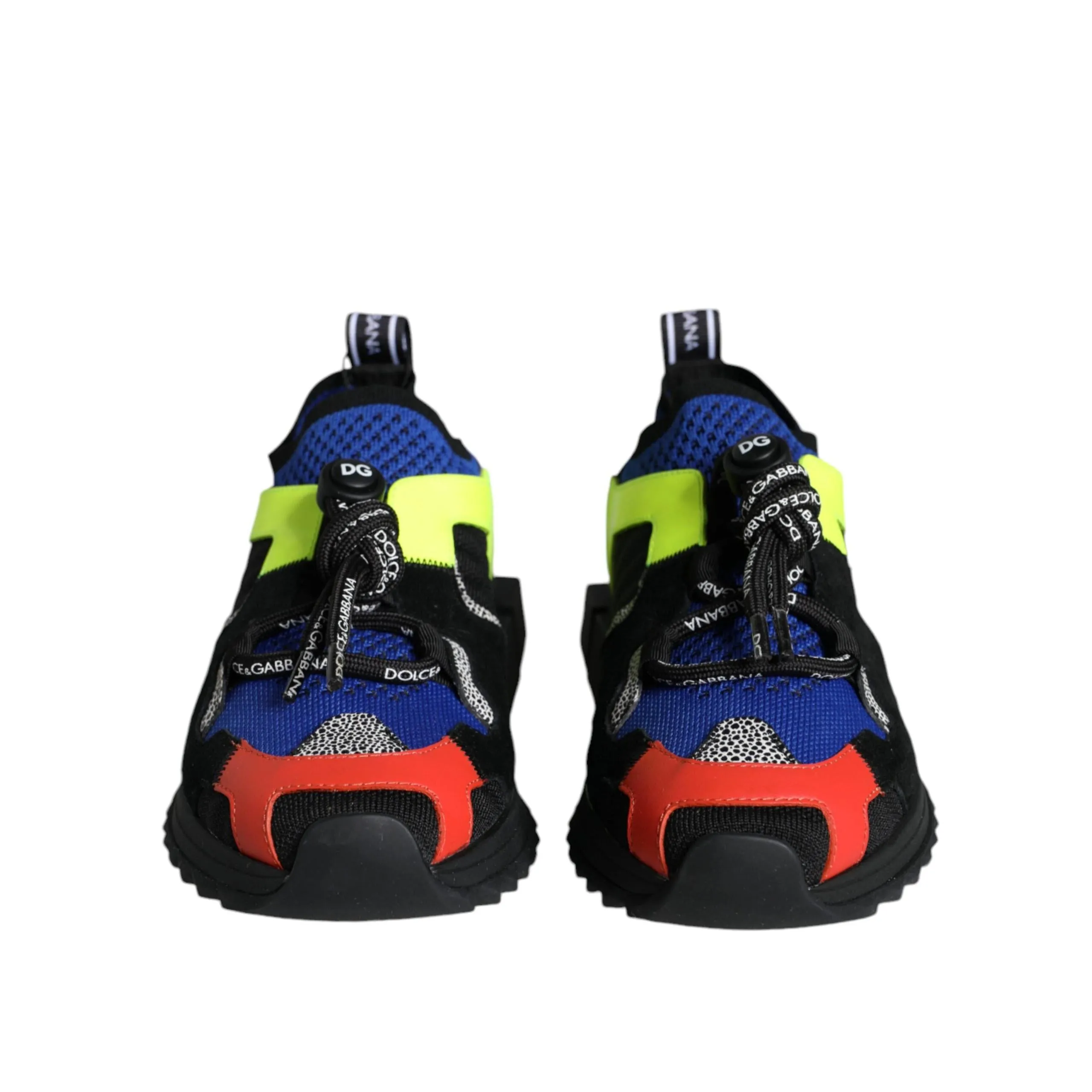 Dolce & Gabbana Multicolor Mesh Sorrento Trekking Sneakers Shoes