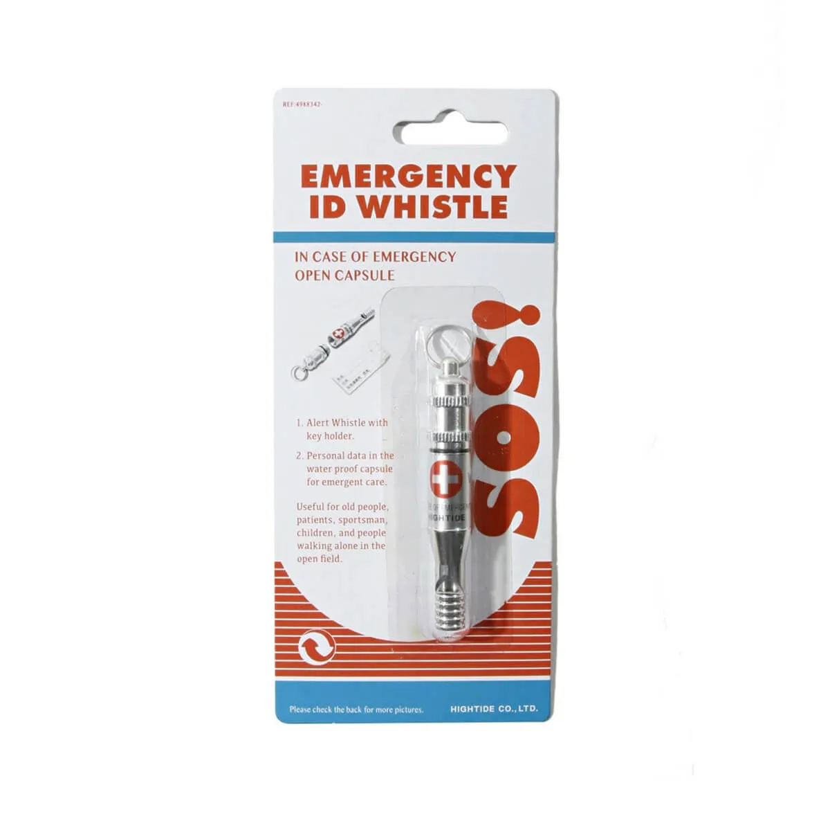 Emergency ID Whistle by Hightide Penco
