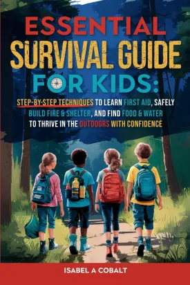 ESSENTIAL SURVIVAL GUIDE FOR KIDS:: STEP-BY-STEP TECHNIQUES TO LEARN FIRST AID, SAFELY BUILD FIRE & SHELTER, AND FIND FOOD & WATER TO THRIVE IN THE OUTDOORS WITH CONFIDENCE Paperback  May 24, 2025