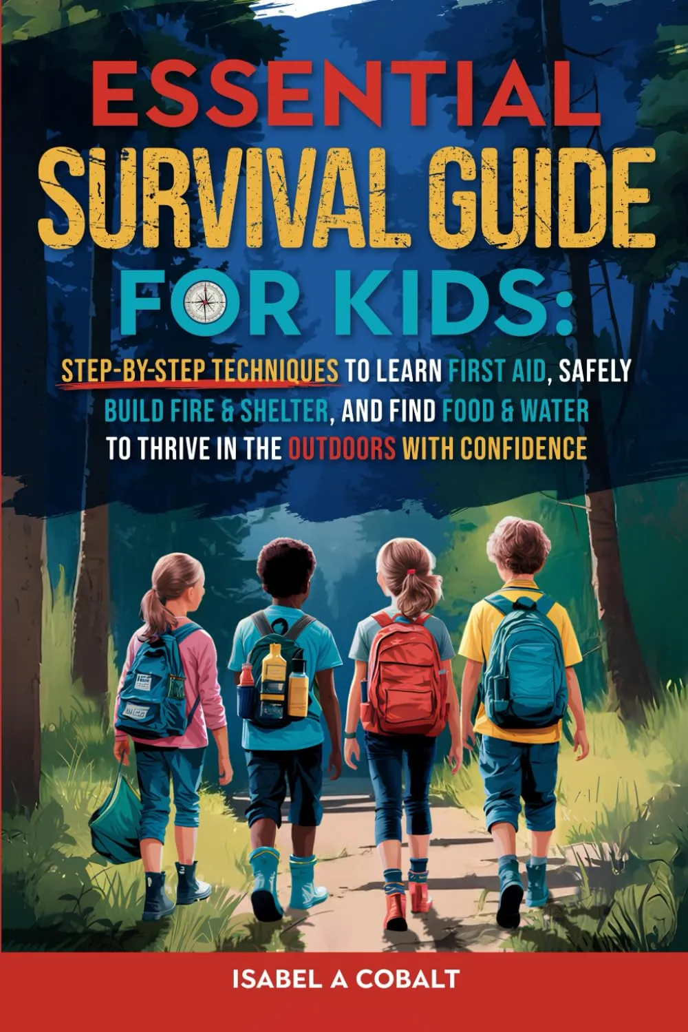 ESSENTIAL SURVIVAL GUIDE FOR KIDS:: STEP-BY-STEP TECHNIQUES TO LEARN FIRST AID, SAFELY BUILD FIRE & SHELTER, AND FIND FOOD & WATER TO THRIVE IN THE OUTDOORS WITH CONFIDENCE Paperback  May 24, 2025