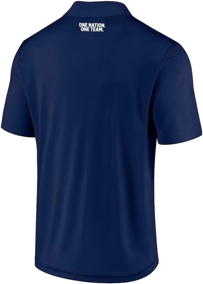 Icon Sports Officially Licensed U.S. Soccer Woven Patch Polo Shirt