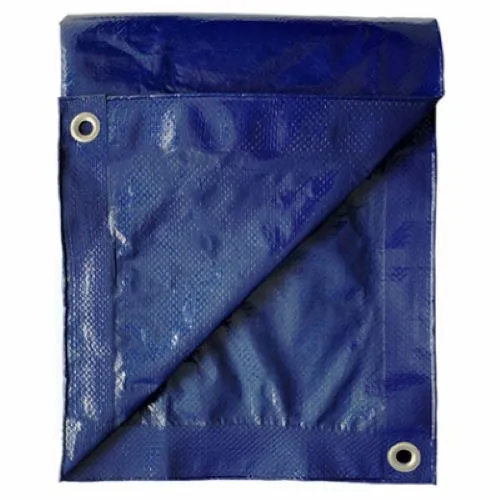 ITM MD-GT-BB-1020 10' x 20' Blue Polyethylene Storage Tarp Cover - Quantity of 3