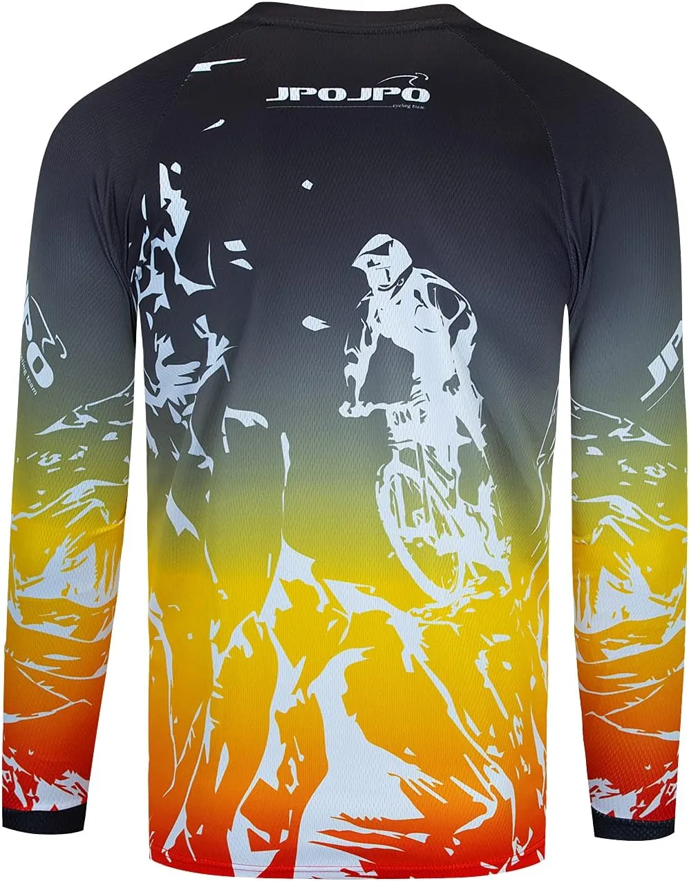 Kids Cycling Jersey Children Mountain Bike Motocross Long Sleeve Shirt Downhill Tops