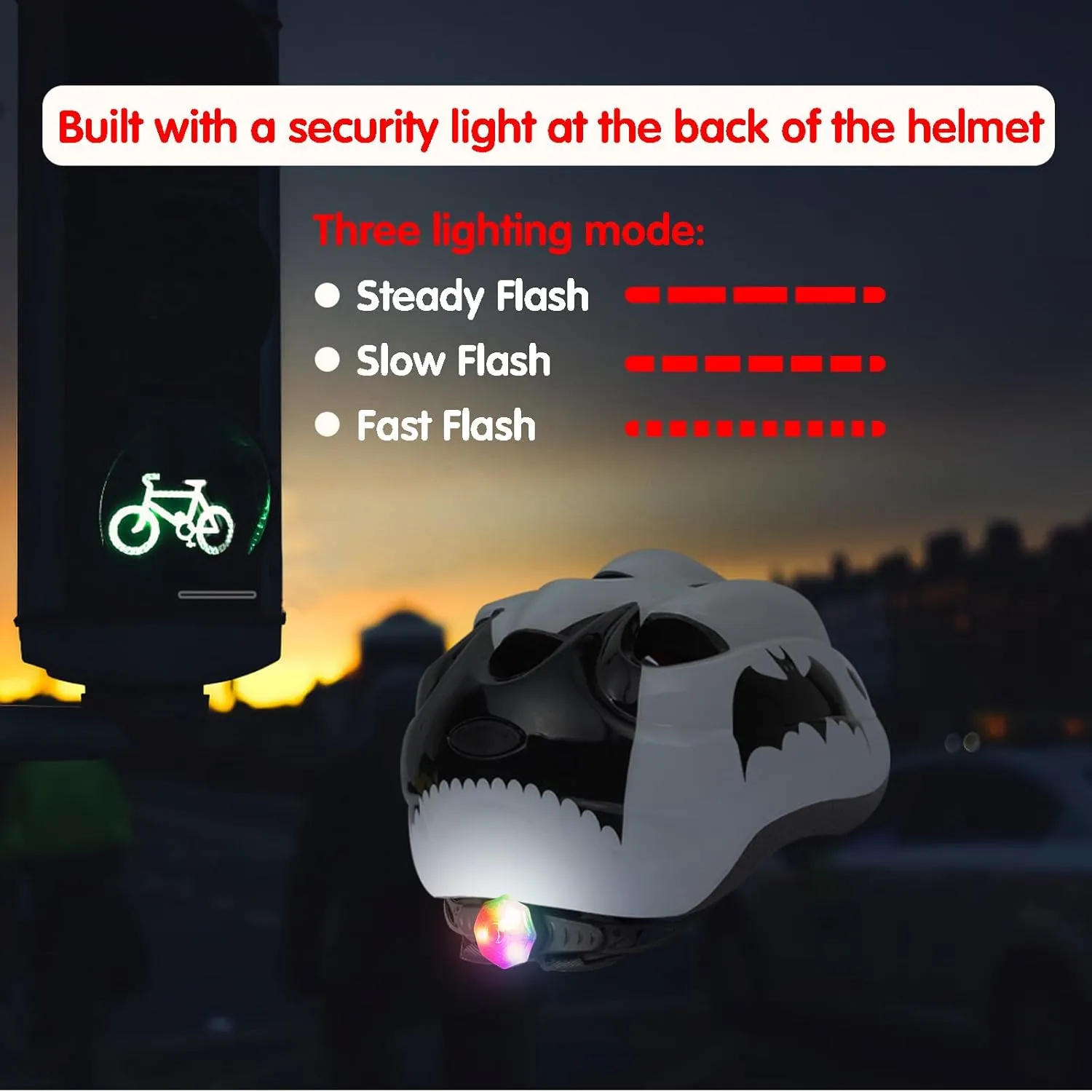 Kids Helmet Set, Toddler Helmet for Boys Girls Age 3-8 with Knee Elbow Pads Wrist Guards for Bike Skating Skateboard Cycling Scooter Rollerblading
