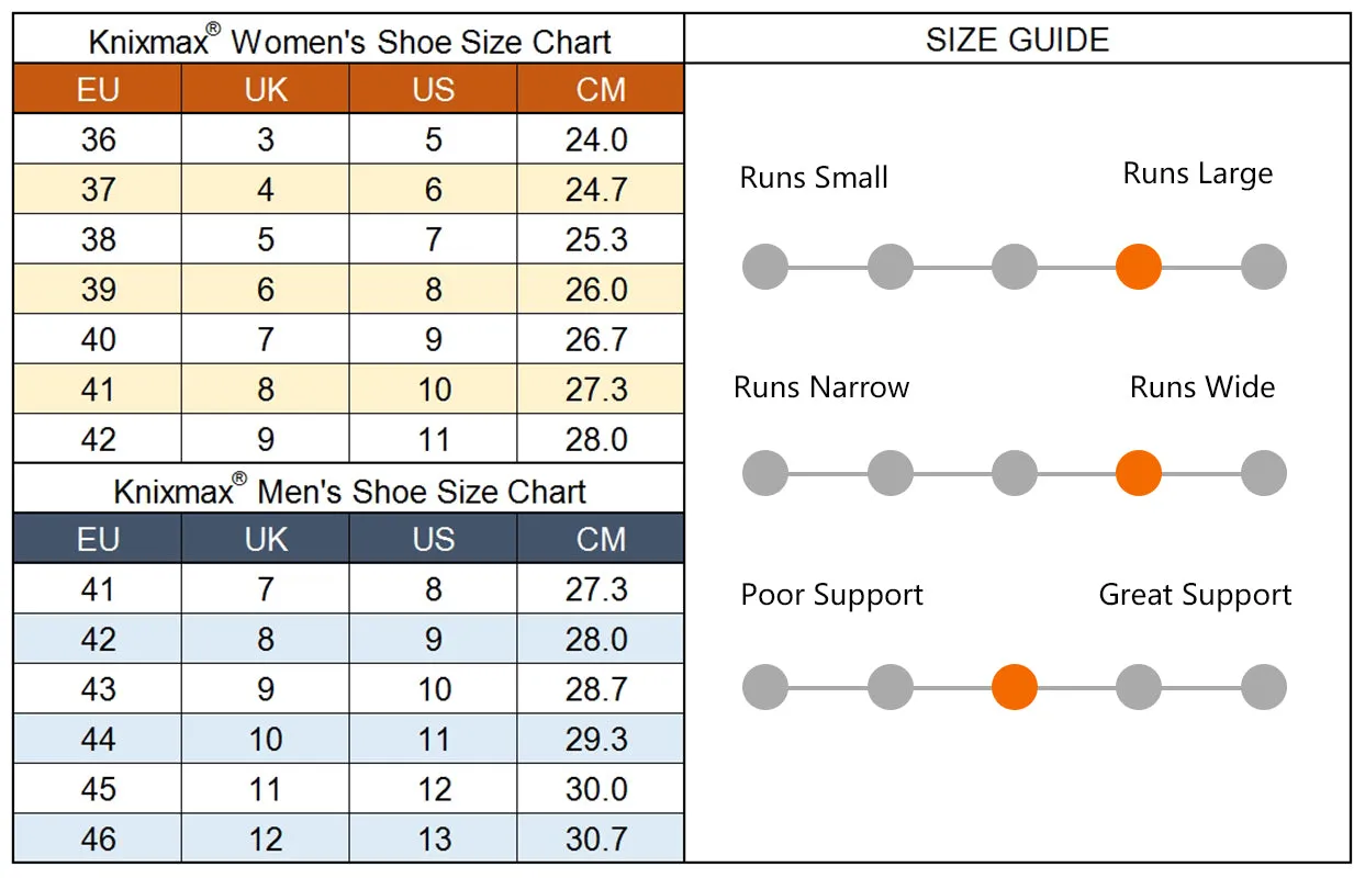 Knixmax Women's Hiking Shoes Climbing Trekking Sneakers Outdoor Trainers Orange