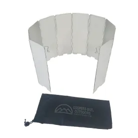 Lightweight 10-Panel Aluminum Windscreen