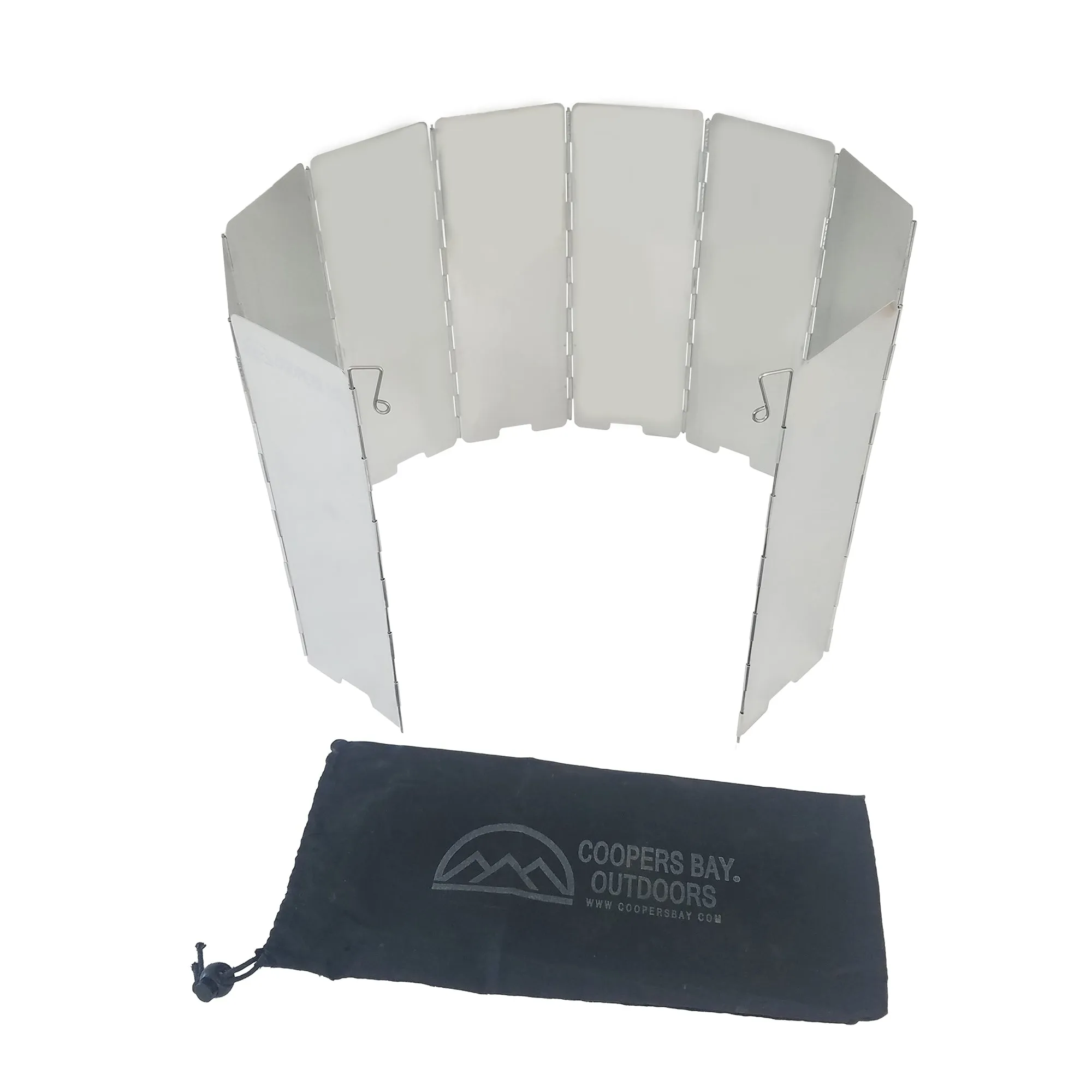 Lightweight 10-Panel Aluminum Windscreen