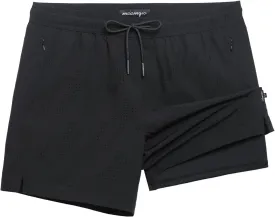 maamgic Mens Swim Trunks with Compression Liner 5 Inch Inseam Quick Dry Board Shorts with Zipper Pockets Swimming Shorts