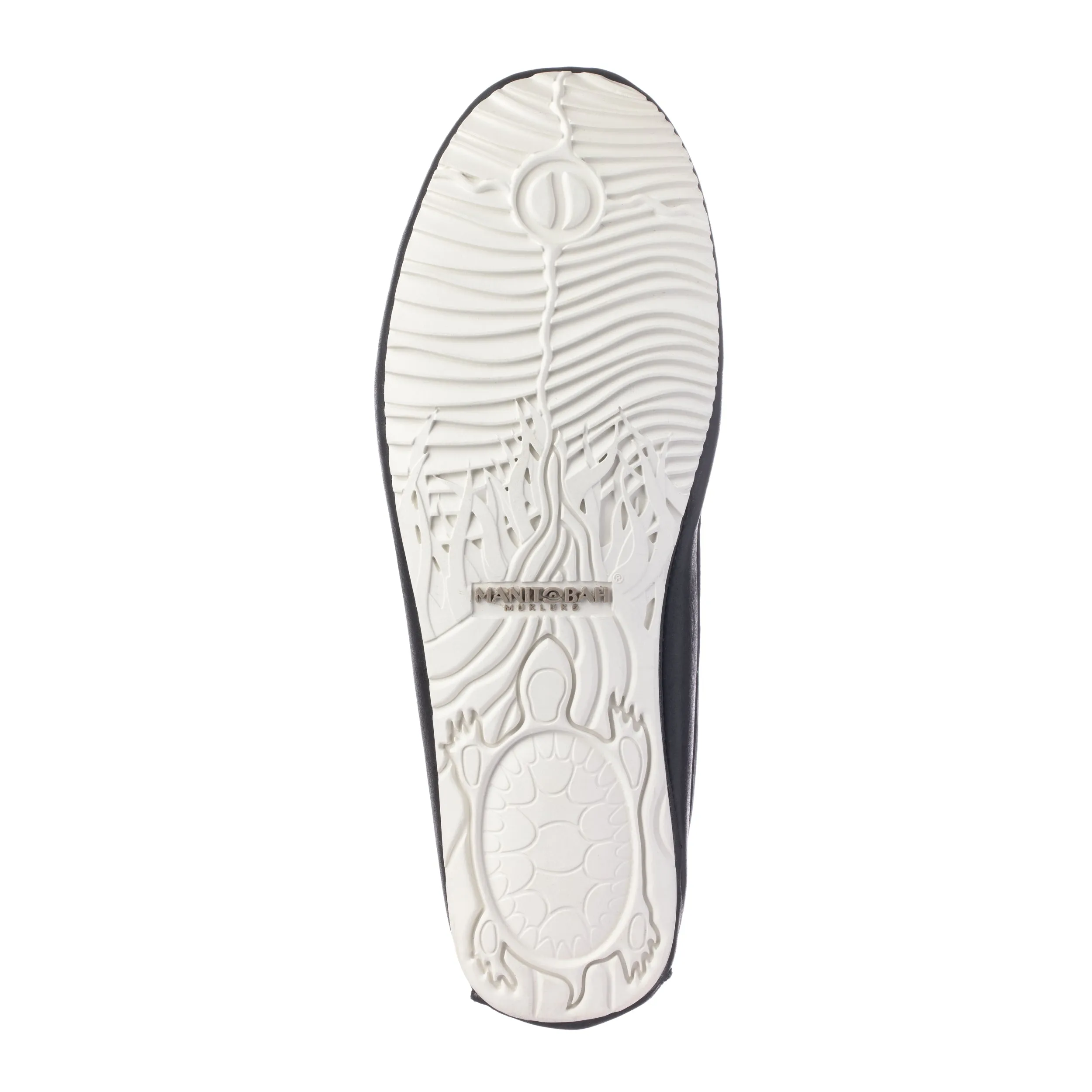 MANITOBAH MUKLUKS WOMEN'S SLIP ON KAYAK MOCCASIN SHOES - BLACK