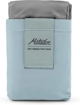 Matador Pocket Blanket 4.0 - Blue (Seats 2-4); Foldable Concert and Festival Blanket; Sand Proof Beach Picnic Tarp