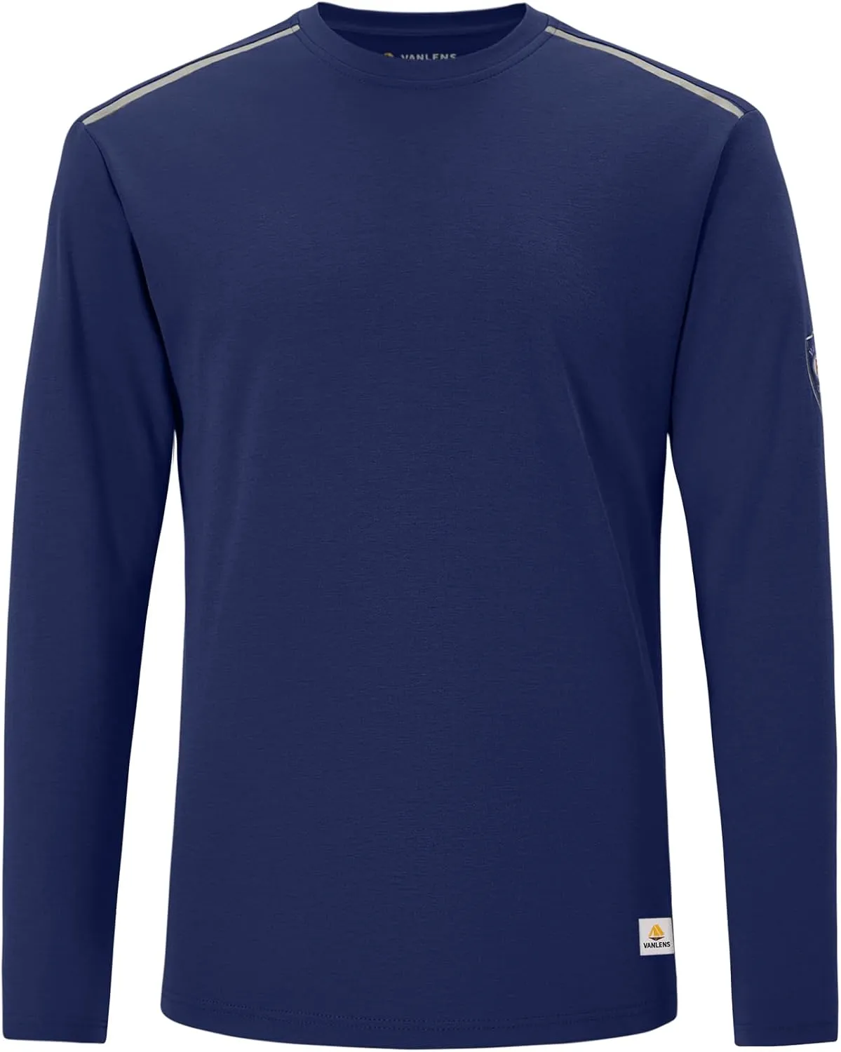 Men's Green Large Regular Fit 5.5oz 100% Cotton Long Sleeve FR Shirt for Work & Outdoor Activities