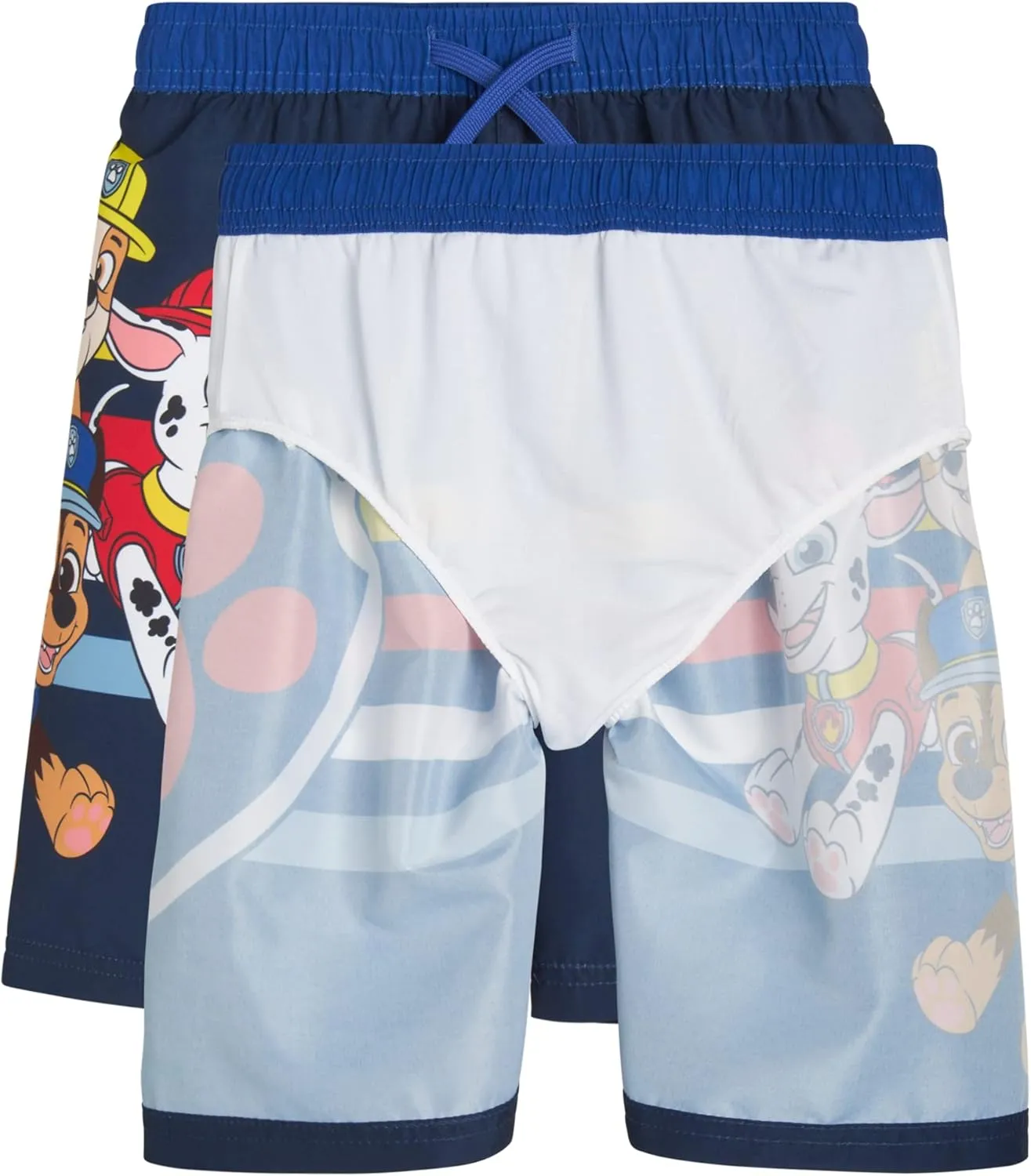 Nickelodeon Boys Swim Trunks - Paw Patrol Chase Marshall Rubble TMNT UPF 50  Boys Swim Shorts for Toddler and Little Boy