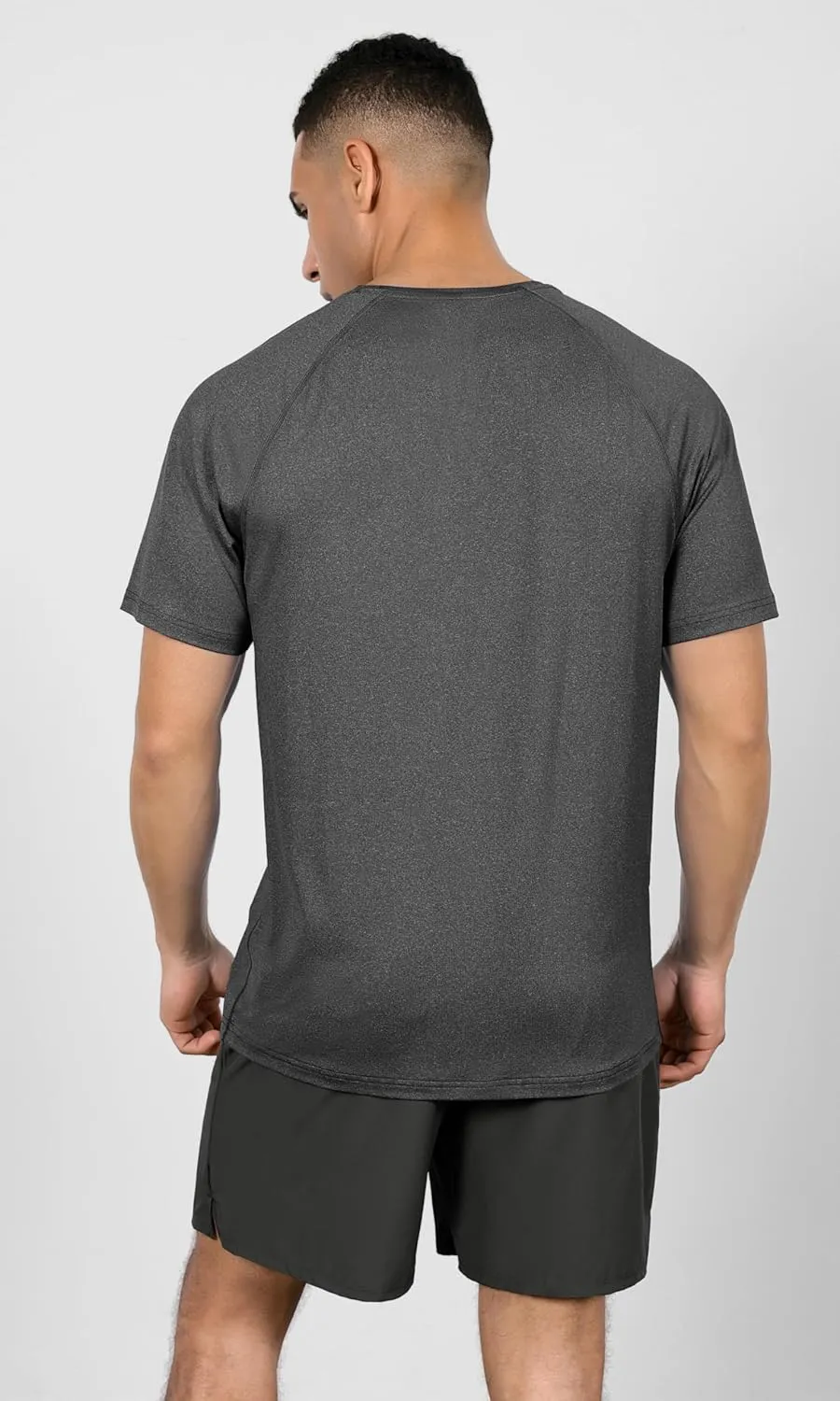 ODODOS Men's Quick Dry Short Sleeve Shirts UPF 50  Sun Protection SPF Athletic Tops Workout T-Shirts