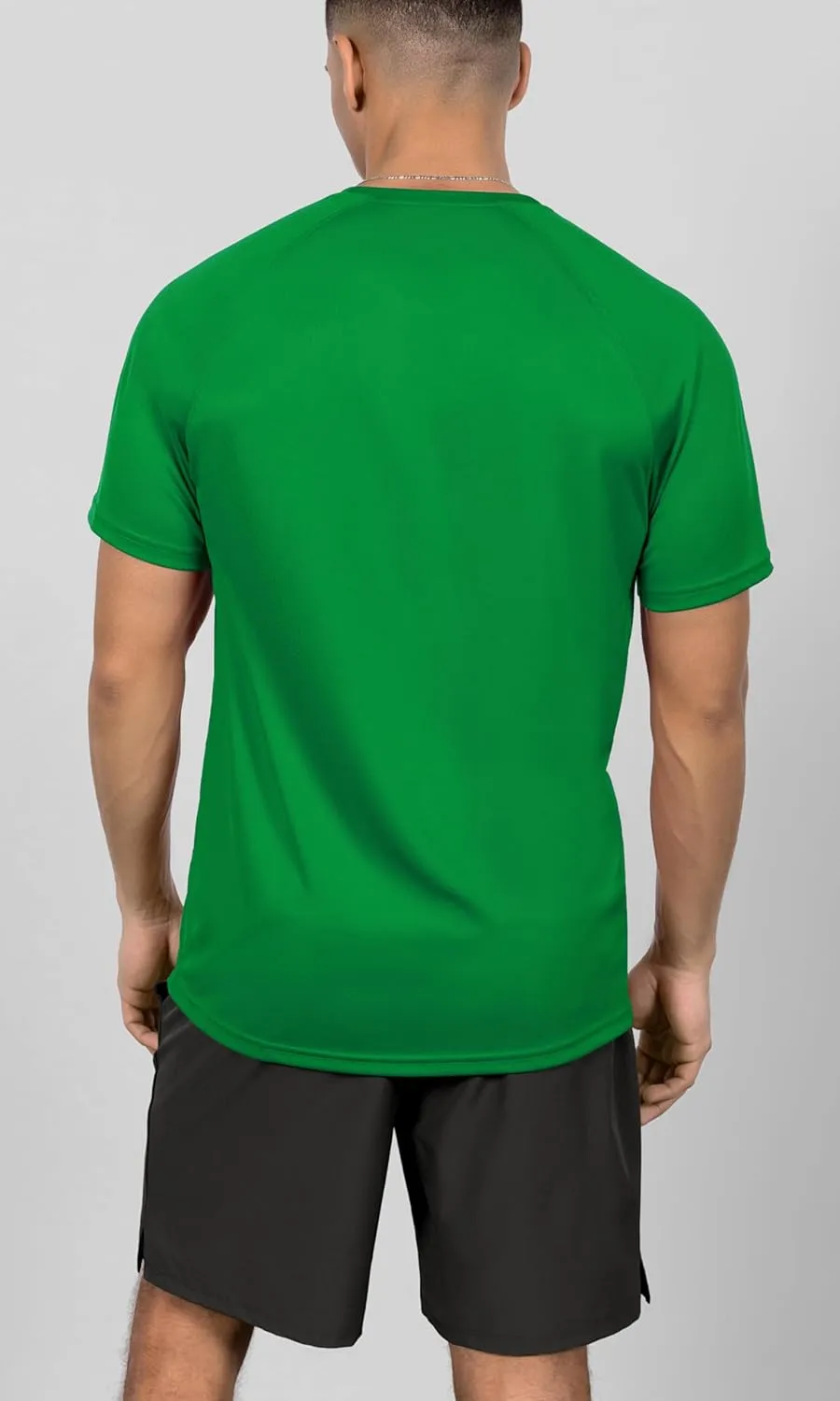 ODODOS Men's Quick Dry Short Sleeve Shirts UPF 50  Sun Protection SPF Athletic Tops Workout T-Shirts