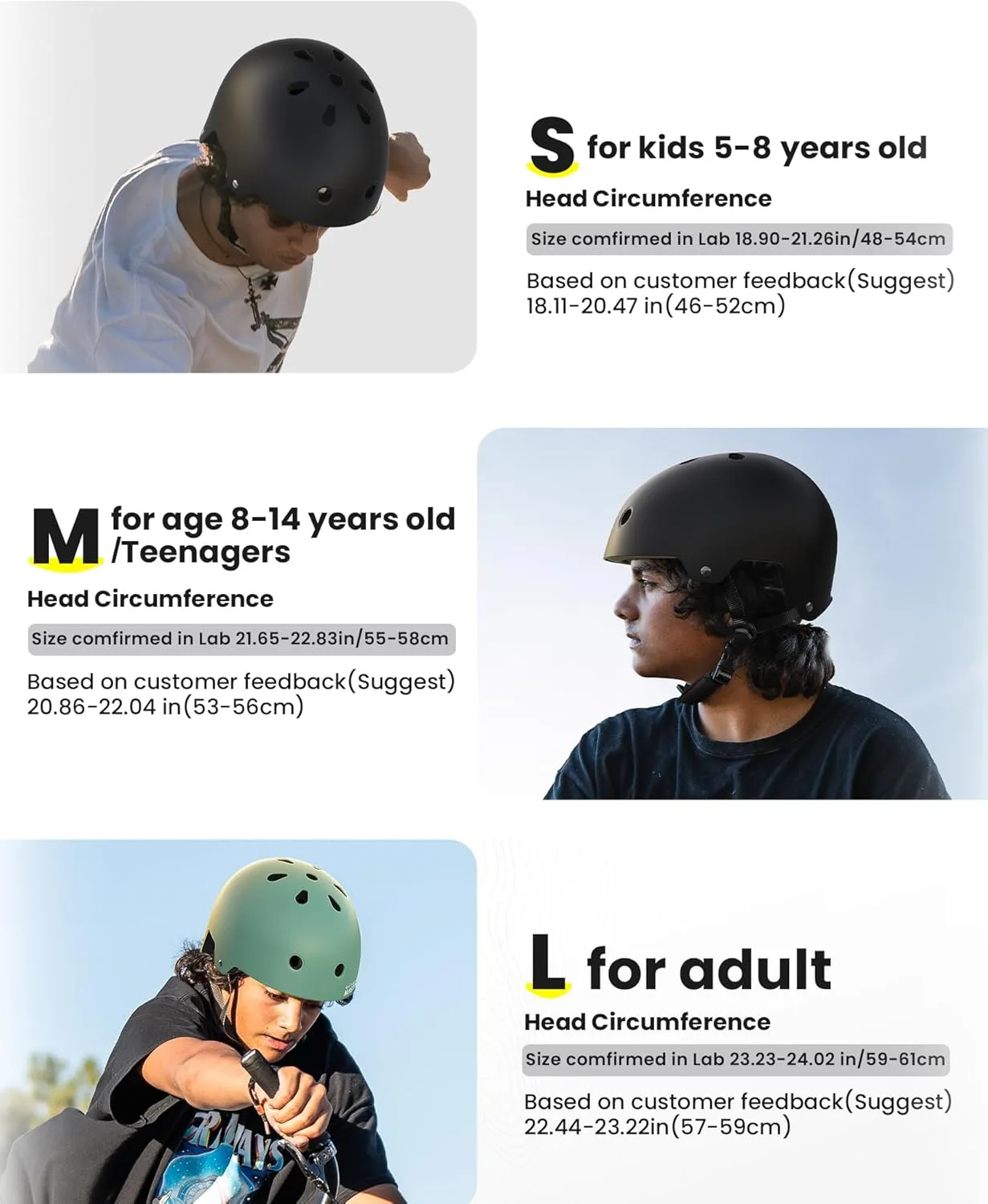 OutdoorMaster MIPS Skateboard Helmet - Two Removable Liners Ventilation Multi-Sport Scooter Roller Skate Inline Skating Rollerblading for Kids, Youth & Adults