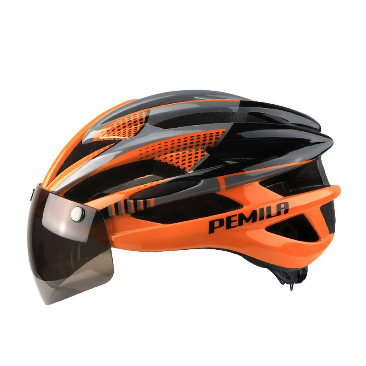 PEMILA Cycling Helmet Man Women Goggle E-bike Helmet Road Mountain Bike Helmet Lens For Riding Bicycle Sports Skateboard Scooter