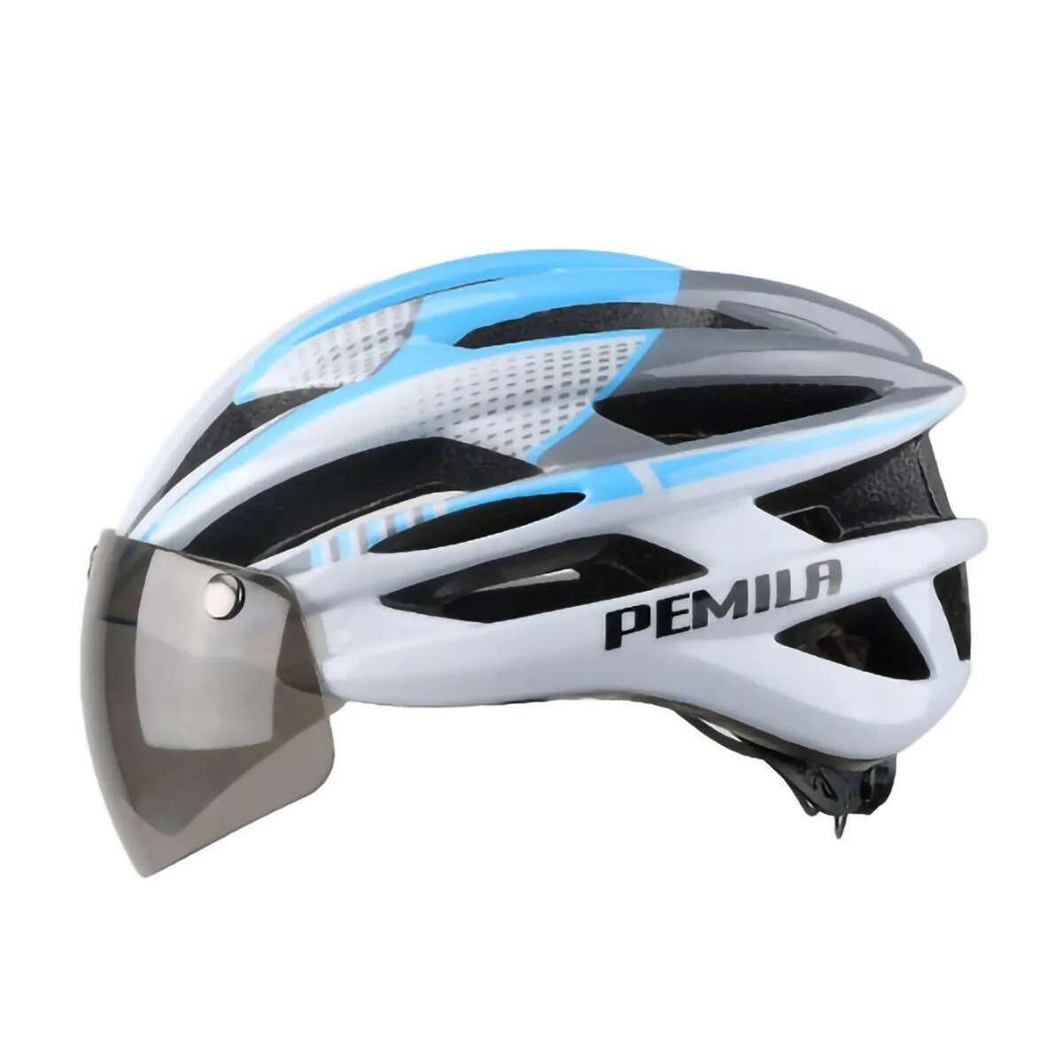 PEMILA Cycling Helmet Man Women Goggle E-bike Helmet Road Mountain Bike Helmet Lens For Riding Bicycle Sports Skateboard Scooter