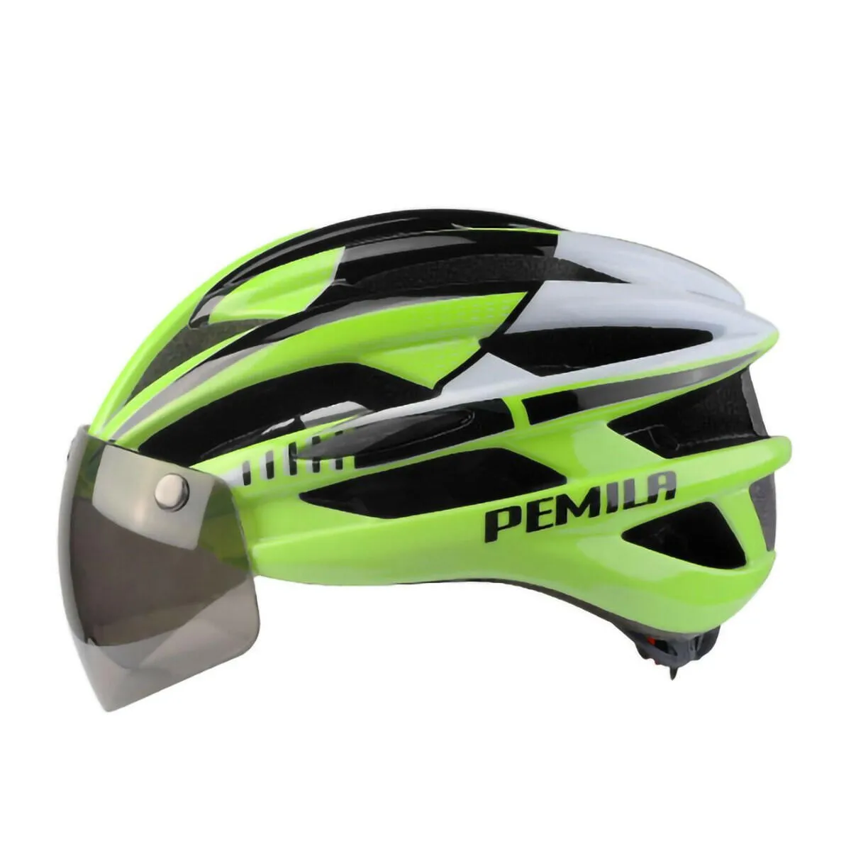 PEMILA Cycling Helmet Man Women Goggle E-bike Helmet Road Mountain Bike Helmet Lens For Riding Bicycle Sports Skateboard Scooter