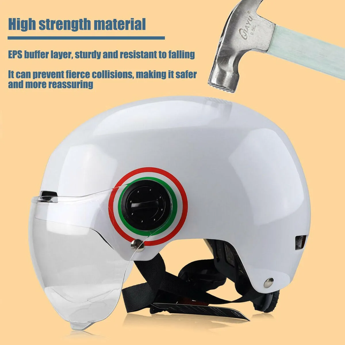 PEMILA Cycling Helmet With Goggles Lens Bicycle Helmet MTB Road Bike E-Bike Motorcycle Bike Helmet For Men Women
