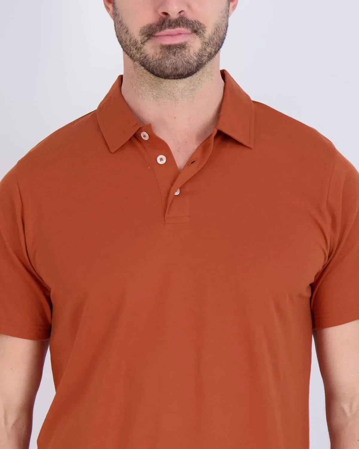 Real Essentials 3 Pack: Men's Jersey Cotton Short Sleeve Polo Shirt - Breathable Performance Polo (Available in Big & Tall)