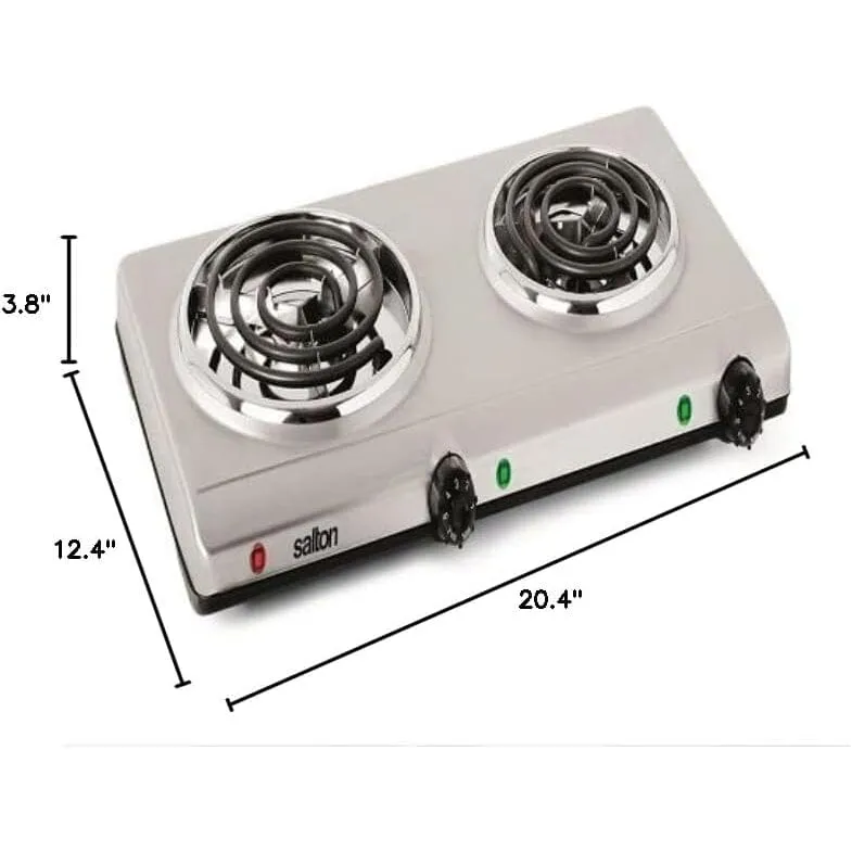 Salton Portable Double Cooktop