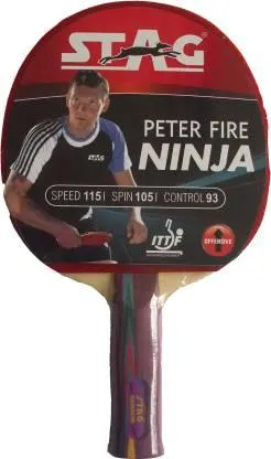 STAG Peter Fire Ninja Table Tennis Racket | Advance | KIBI Sports