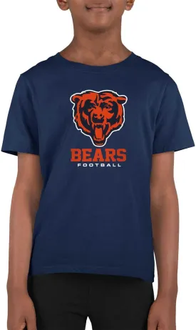 Team Fan Apparel Youth NFL Ultimate Fan Logo Short Sleeve T-Shirt - 100% Cotton Tagless Football Tee - Officially Licensed