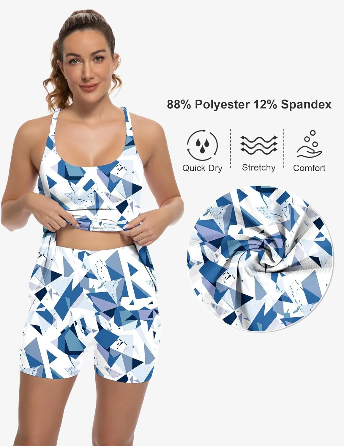 Tennis Dress for Women Athletic Golf Dress with Shorts and Pockets Backless Workout Dress with Adjustable Straps