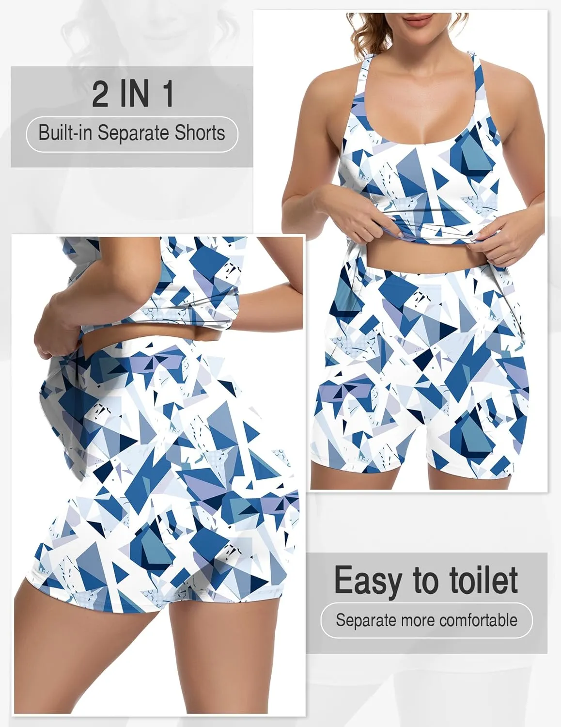 Tennis Dress for Women Athletic Golf Dress with Shorts and Pockets Backless Workout Dress with Adjustable Straps