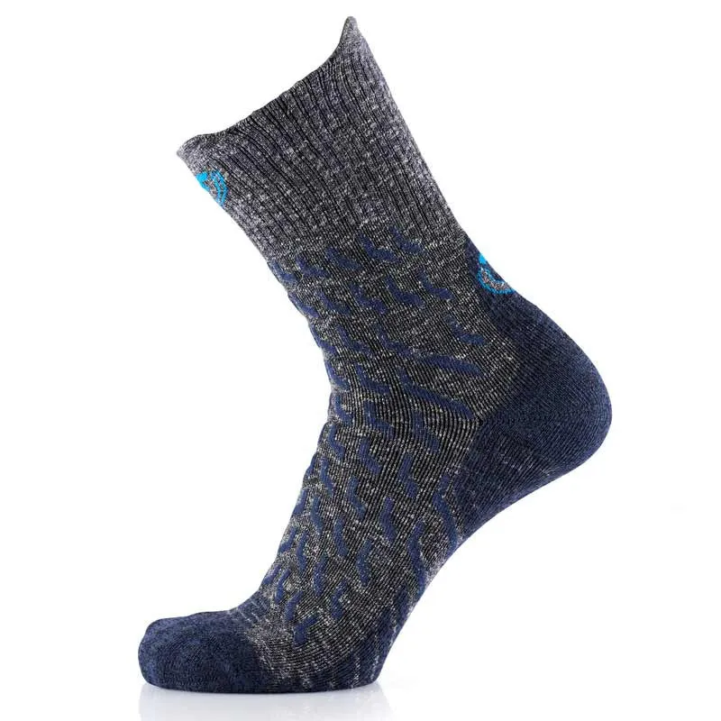 Trekking socks - Trekking Ultracool Linen Crew unisex grey/navy