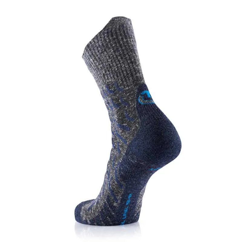Trekking socks - Trekking Ultracool Linen Crew unisex grey/navy