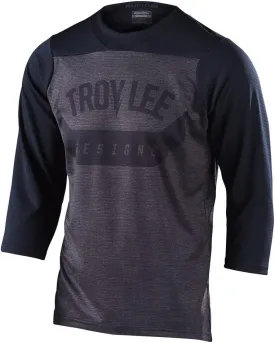 Troy Lee Designs Cycling MTB Bicycle Mountain Bike Jersey Shirt for Men, Jersey (Black, Large)