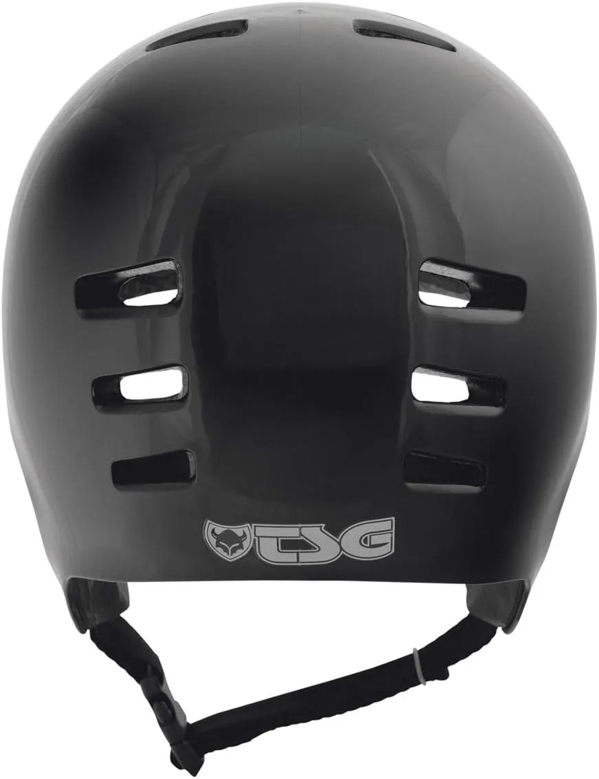 TSG Dawn Skate Helmet, Black, Skateboarding, Rollerblading, Onewheeling, E-Skateboarding, Longboarding, Hardshell, Comfort Padding, Ventilated, Tuned Fit, Full Cut Design, Safety Rated, Swiss Design