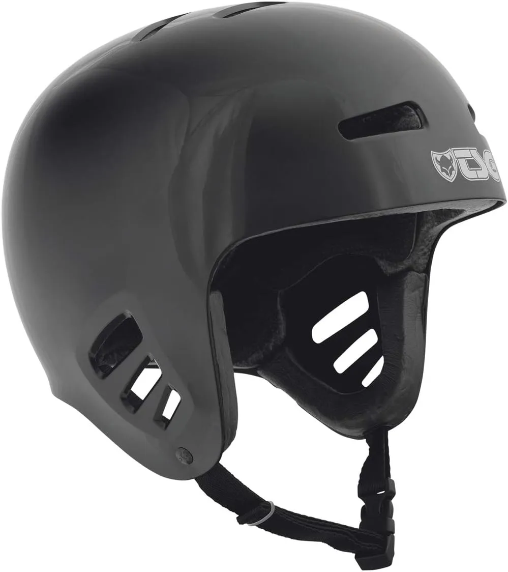 TSG Dawn Skate Helmet, Black, Skateboarding, Rollerblading, Onewheeling, E-Skateboarding, Longboarding, Hardshell, Comfort Padding, Ventilated, Tuned Fit, Full Cut Design, Safety Rated, Swiss Design