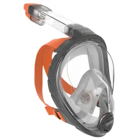 Used Ocean Reef Aria Full Face Snorkel Mask-Gray-XSM