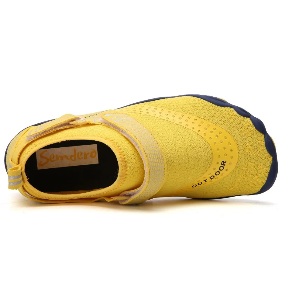 Women’s Water Shoes Barefoot Quick Dry Aqua Sports - Yellow Size EU38 = US5