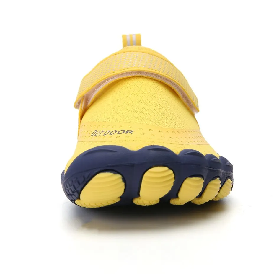 Women’s Water Shoes Barefoot Quick Dry Aqua Sports - Yellow Size EU38 = US5
