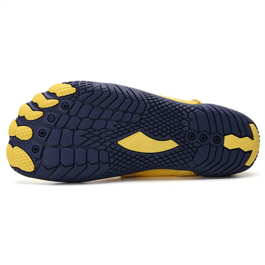 Women’s Water Shoes Barefoot Quick Dry Aqua Sports - Yellow Size EU38 = US5